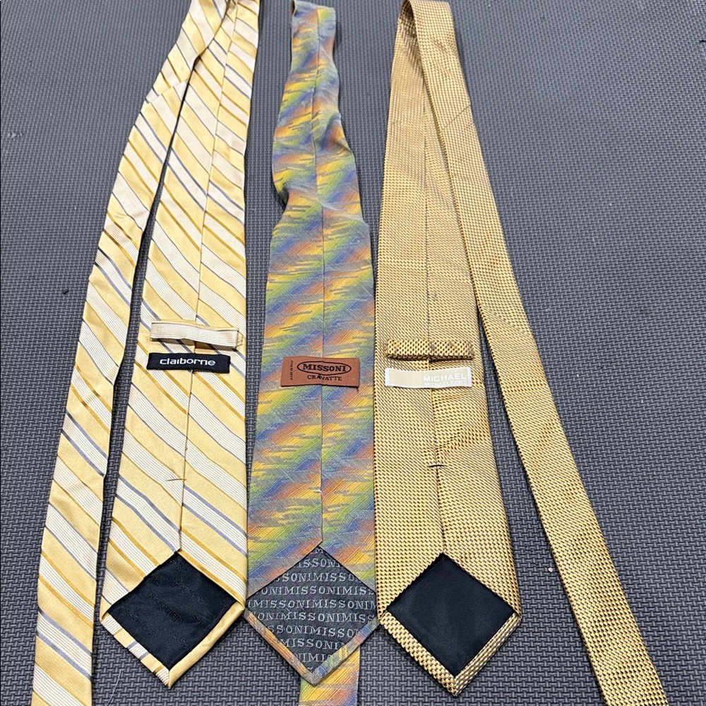 Missoni Multicolor and Gold Ties Collection